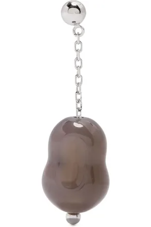 LEMAIRE Carved-stone single earring