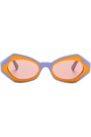 Marni Unlahand geometric-frame sunglasses