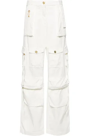 Elisabetta Franchi Wide-leg cargo jeans