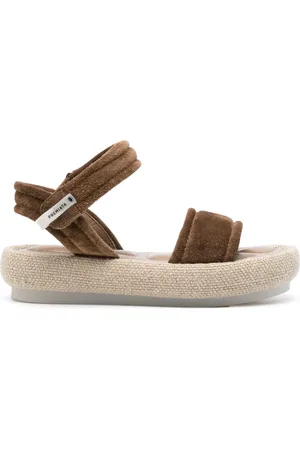 Premiata Logo-tag suede sandals