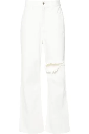 Rokh High-rise wide-leg jeans