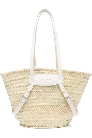 Givenchy Medium Voyou raffia basket bag