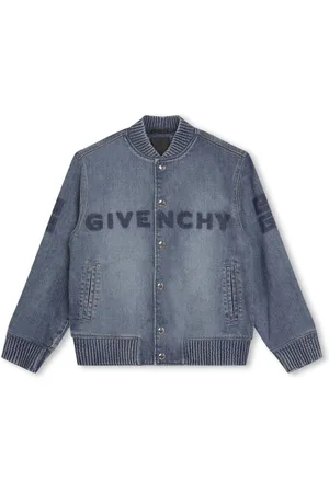 Givenchy Logo-print denim bomber jacket