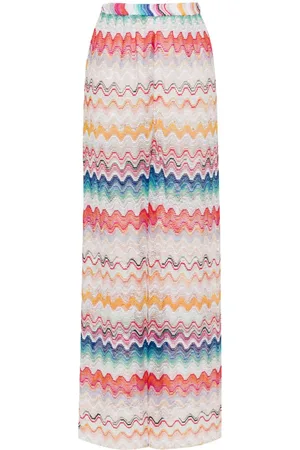 Missoni High-waist wide-leg trousers