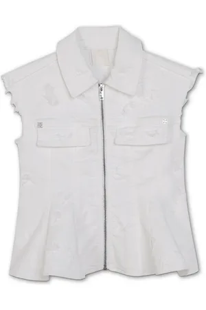 Givenchy 4G-plaque distressed-effect jacket