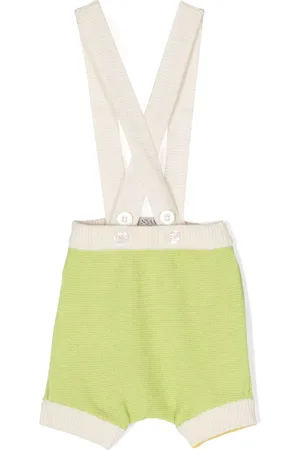 Gensami Contrast-trim knitted shorts