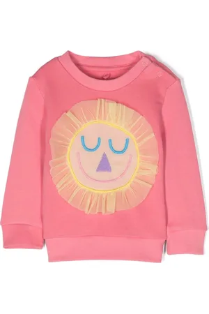 Stella McCartney Appliqué-detail cotton sweatshirt