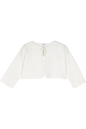 Il gufo Bow-detail cotton cardigan