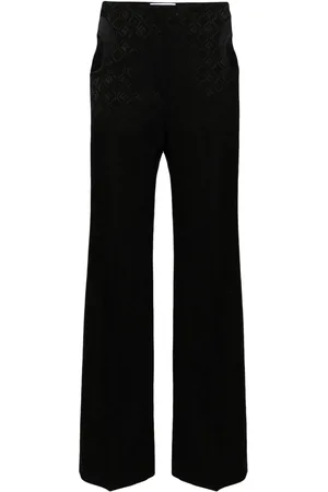 Marine Serre Moon Diamant-jacquard trousers