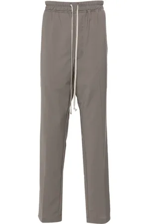 Rick Owens Drawstring Slim Long tapered trousers