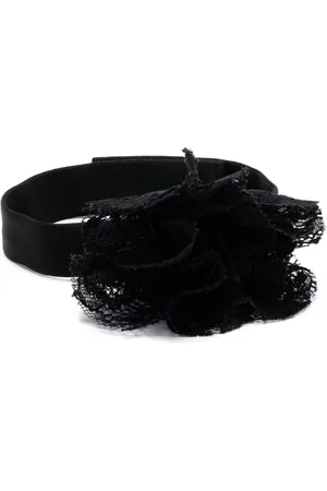 Dolce & Gabbana Floral-appliqu?? satin choker necklace