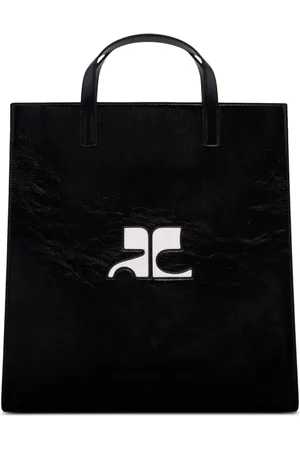 Courrèges Heritage leather tote bag