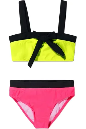Nessi Byrd Bow-embellished bikini set