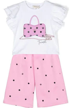Twin-Set Polka dot trousers set