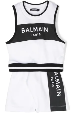 Balmain Logo-print shorts set