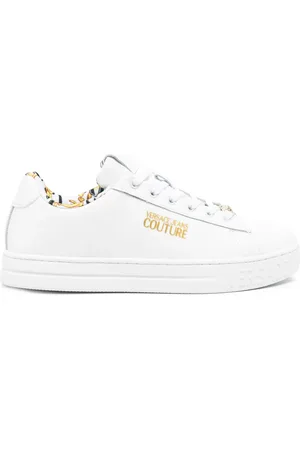 VERSACE Court leather sneakers