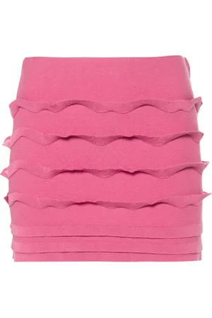BLUMARINE Ruffled mini skirt
