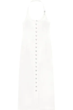 Courrèges Halterneck denim dress