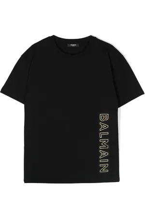 Balmain Logo-embossed cotton T-shirt
