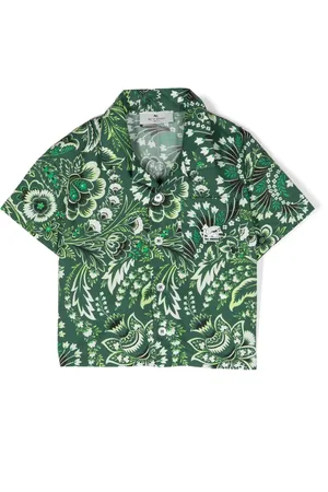 Etro Floral-print cotton shirt