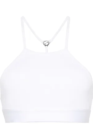 Gucci Interlocking G ribbed cropped top