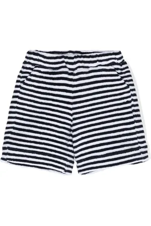 FAY Striped terry-cloth shorts