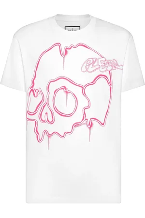 Philipp Plein Dripping Skull cotton T-shirt