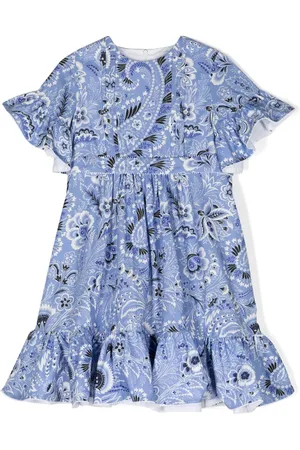 Etro Paisley-print belted dress