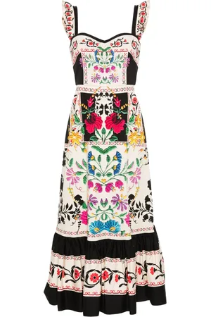 La DoubleJ Gingerbread floral maxi dress