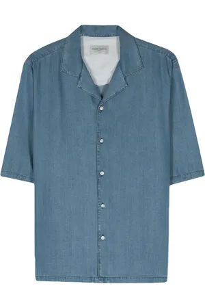 OFFICINE GENERALE Chambray lyocell shirt