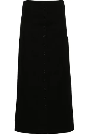 Loulou de Saison Atriblack buttoned skirt