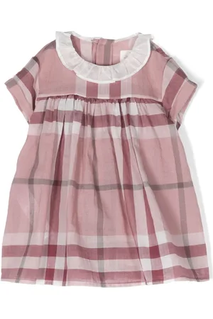 TEDDY & MINOU Check-pattern cotton dress