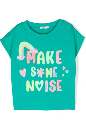 Billieblush Slogan-print cotton T-shirt