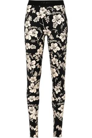 Marine Serre Regenerated floral-print leggings
