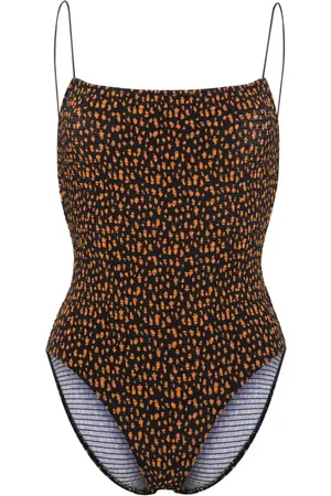 Totême Smocked one-piece swimsuit