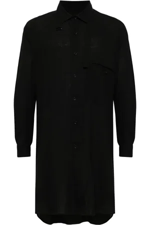 YOHJI YAMAMOTO High-neck long-length shirt