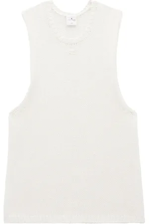Courrèges Knitted tank top