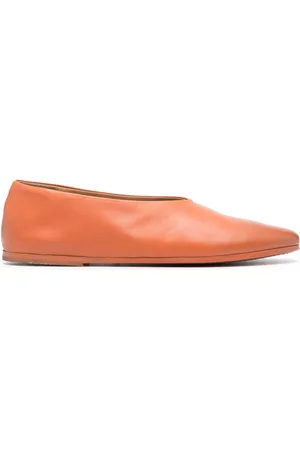 MARSÈLL Coltellaccio leather ballerina shoes