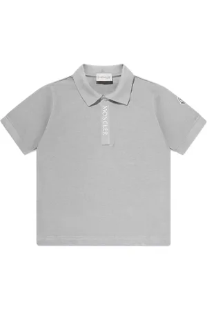 Moncler Logo-patch cotton polo shirt
