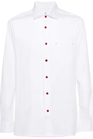 Kiton Button-up cotton shirt