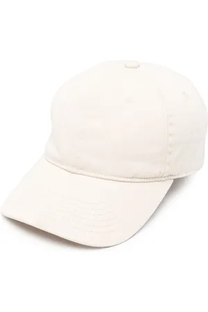 Totême Leather-trim cotton baseball cap