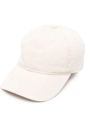 Totême Leather-trim cotton baseball cap