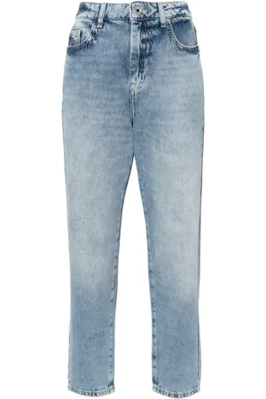 Patrizia Pepe High-rise cotton jeans