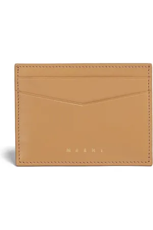 Marni Logo-print leather cardholder