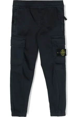 Stone Island Compass-badge tapered trousers