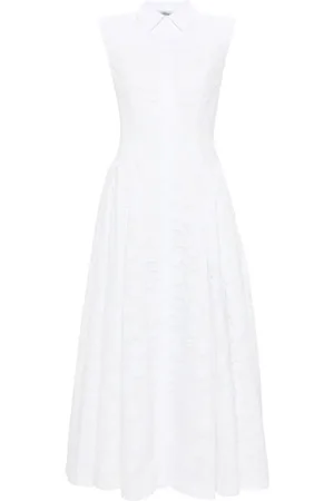 HUISHAN ZHANG Alain broderie anglaise midi dress