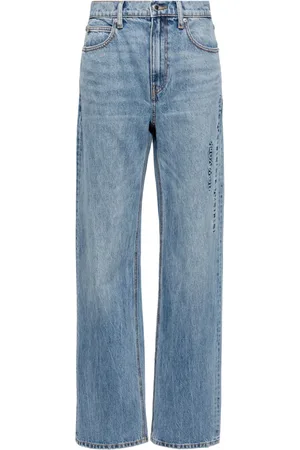 Alexander Wang EZ - MID RISE RELAXED STRAIGHT LOGO EMBOSS