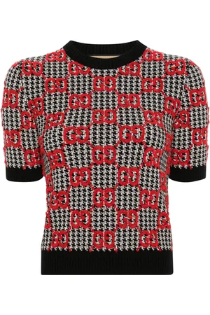 Gucci GG-jacquard wool top