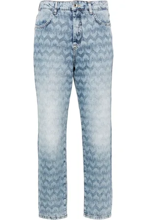 Patrizia Pepe Mid-rise tapered jeans