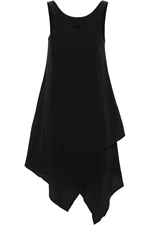 Y-3 Layered asymmetric mini dress